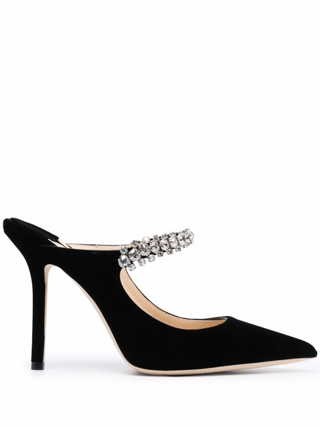  Jimmy Choo Bing Pointed Mules - Black 