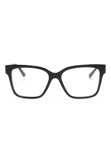  Jimmy Choo Eyewear Glitter Oversize-frame Glasses - Black 