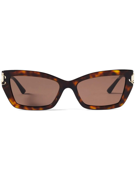  Jimmy Choo Eyewear Isla Cat-eye Sunglasses - Brown 
