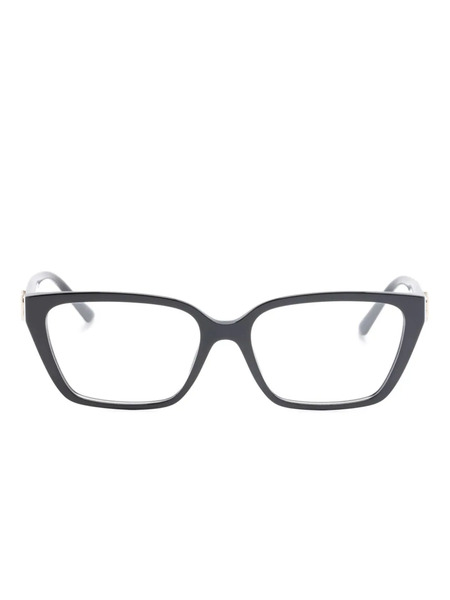  Jimmy Choo Eyewear Jc3008 Rectangle-frame Glasses - Black 