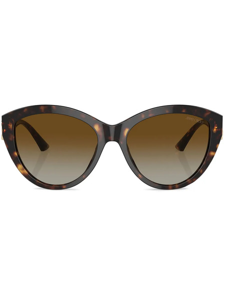  Jimmy Choo Eyewear Round-frame Sunglasses - Brown 
