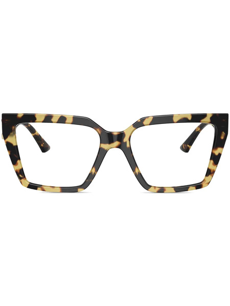  Jimmy Choo Eyewear Tortoiseshell-effect Glasses - Brown 