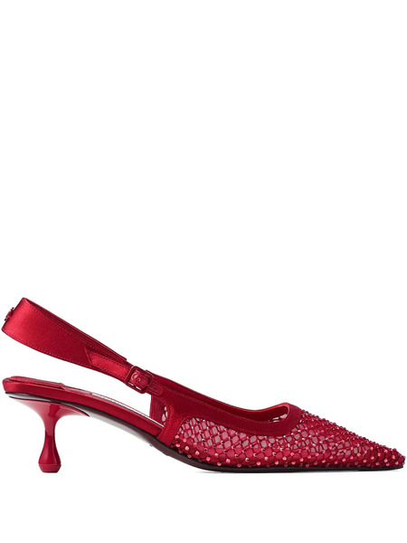  Jimmy Choo 50mm Amel Pumps - Red 