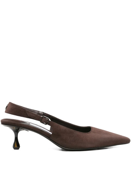  Jimmy Choo 50mm Amel Slingback Pointed-toe Pumps - Brown 