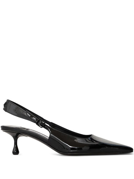  Jimmy Choo 50mm Amel Slingback Pumps - Black 
