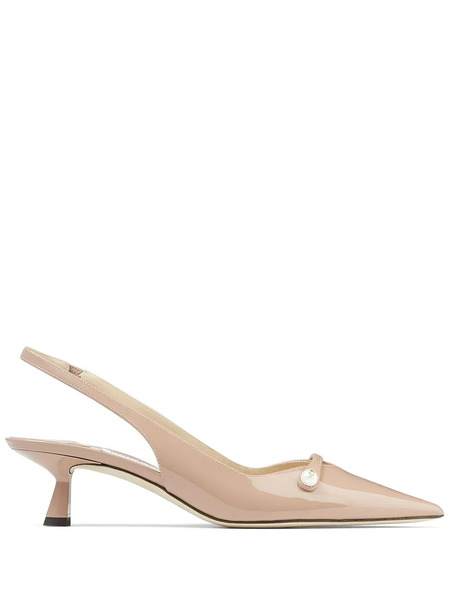  Jimmy Choo 45mm Amita Slingback Pumps - Pink 