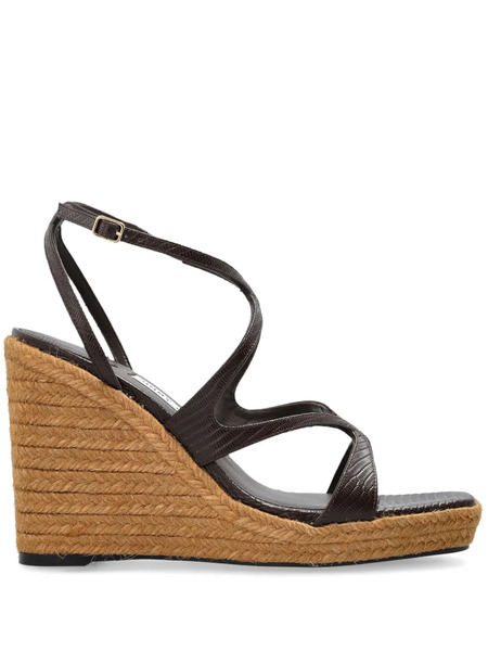  Jimmy Choo 110mm Ayla Espadrilles - Brown 