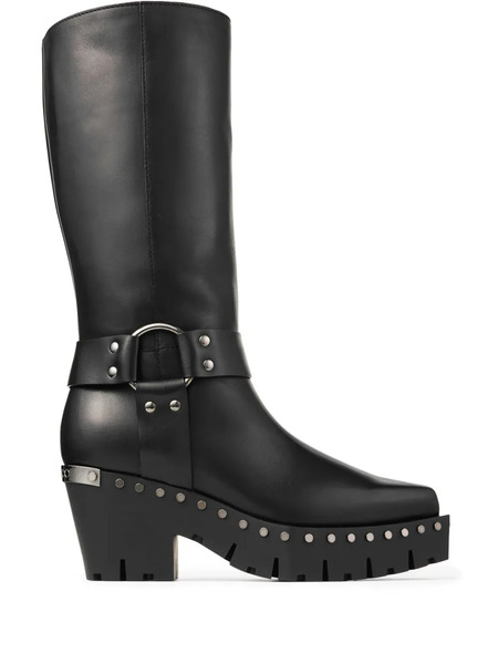  Jimmy Choo 75mm Quinn Boots - Black 
