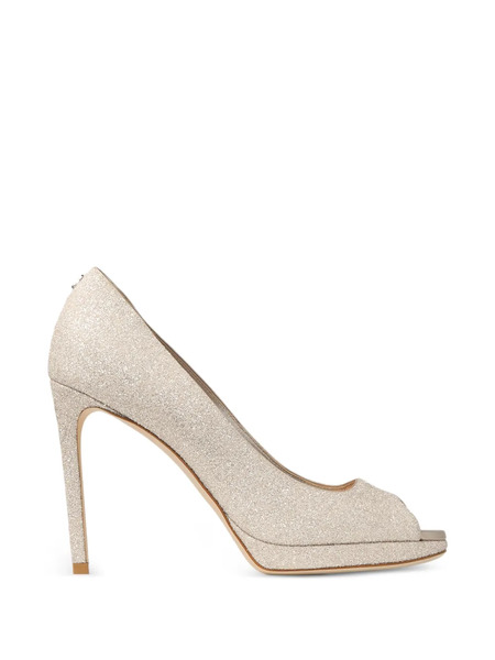  Jimmy Choo Platform Peep-toe Sandals - Neutrals 