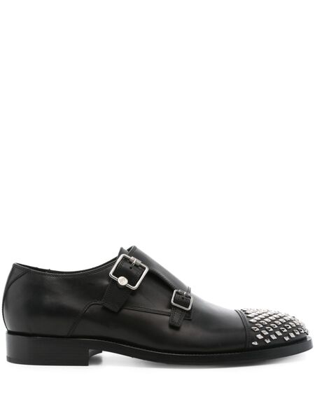  Jimmy Choo Pre-owned Finnion Monk Shoes - Black 
