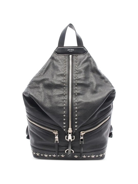  Jimmy Choo Pre-owned 2010s Fitzroy Star Studs Leather Backpack - Black 