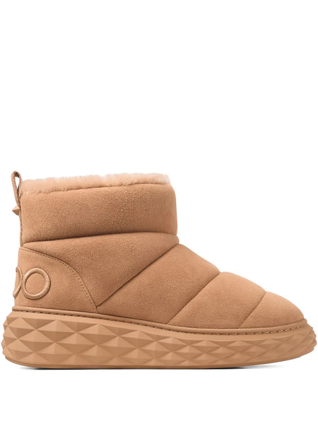  Jimmy Choo Quilted Xan Boots - Brown 