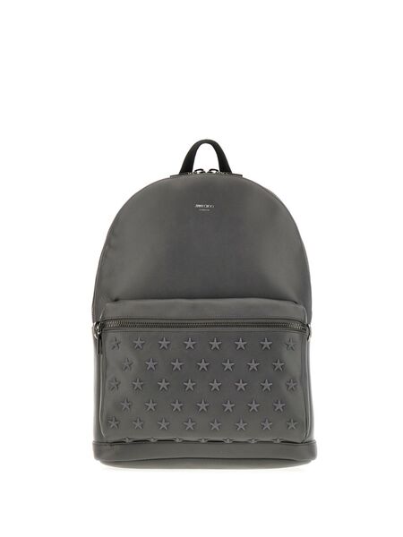  Jimmy Choo Star-motif Backpack - Grey 