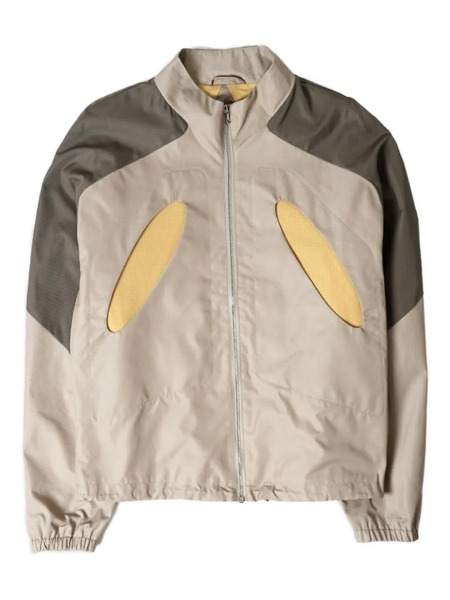  _j.l-a.l_ Aperture Panelled Zip-front Jacket - Grey 