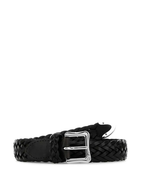  J&m Davidson Braided Buckle Belt - Black 