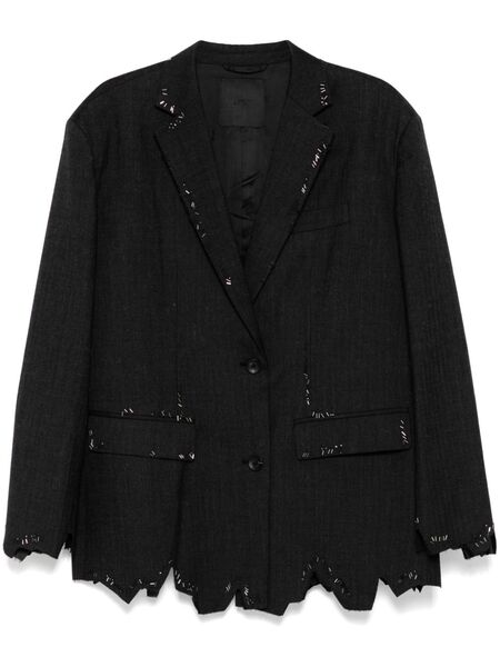  Jnby Beaded Blazer - Grey 