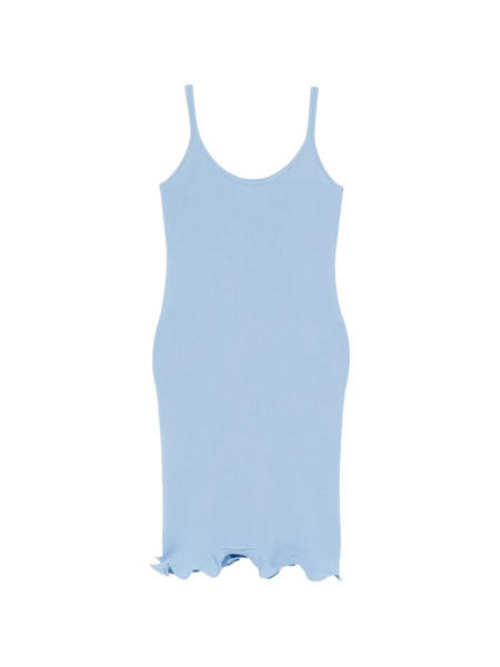  Jnby Budding-hem Mini Dress - Blue 