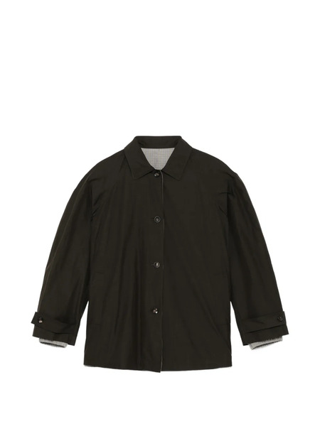  Jnby Buttoned Trench Coat - Grey 
