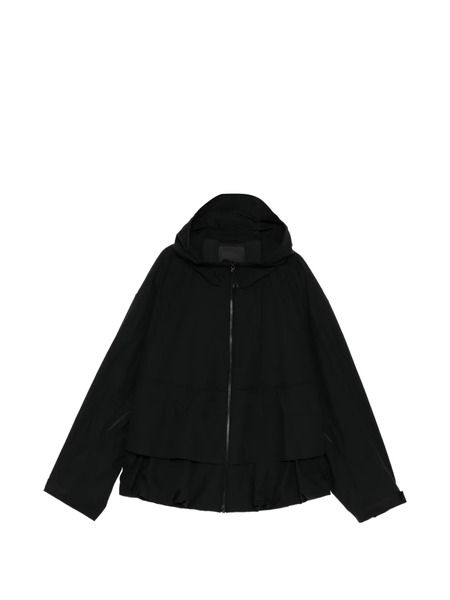  Jnby Drawstring-hem Hooded Jacket - Black 