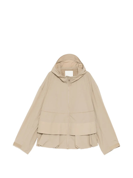  Jnby Drawstring-hem Hooded Jacket - Neutrals 