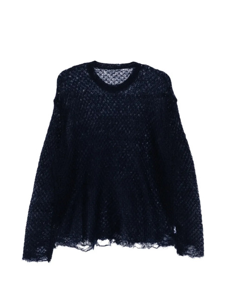  Jnby Meshed Sweater - Blue 