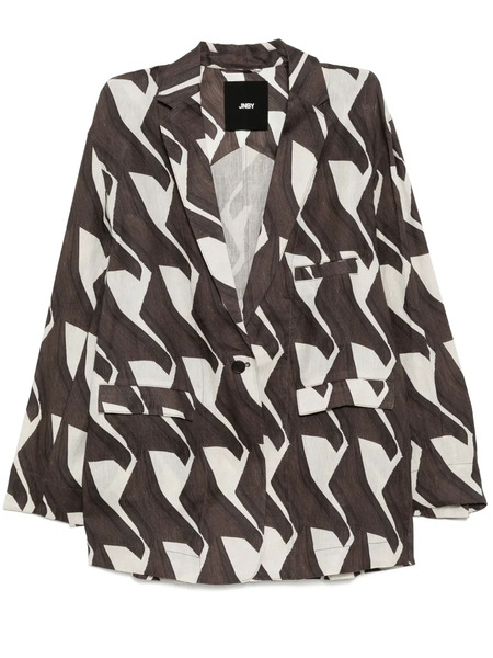  Jnby Patterned Blazer - 099 