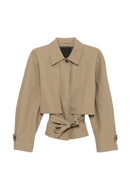  Jnby Tied-hem Jacket - Neutrals 