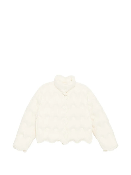  Jnby Wave-quilted Jacket - Neutrals 