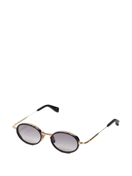  John Dalia Round-frame Sunglasses - Black 