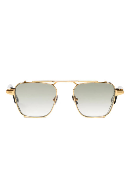  John Dalia Scotty Geometric Sunglasses - Gold 