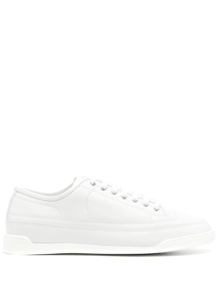  John Lobb Courrt Leather Sneakers - White 