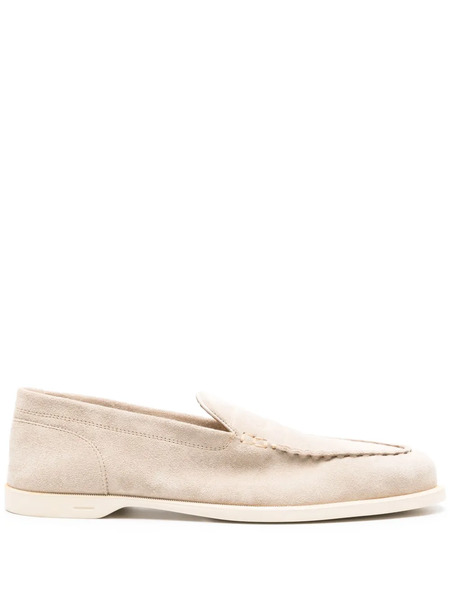  John Lobb Pace Suede Loafers - Neutrals 