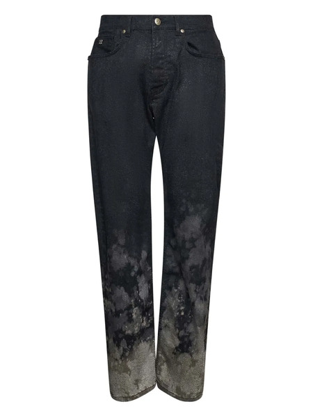  John Richmond Bleached-hem Jeans - Black 