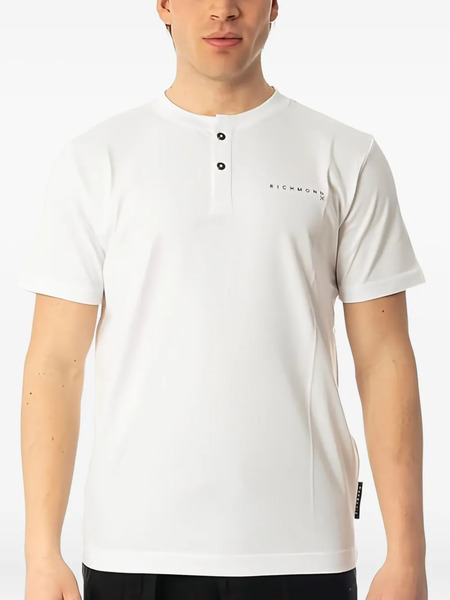  John Richmond Buttoned T-shirt - White 