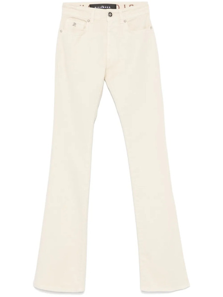  John Richmond High-rise Flared Jeans - Neutrals 