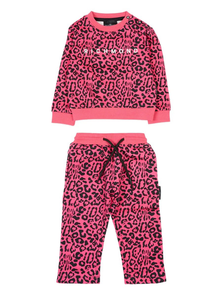  John Richmond Junior Animal-print Tracksuit Set - Pink 