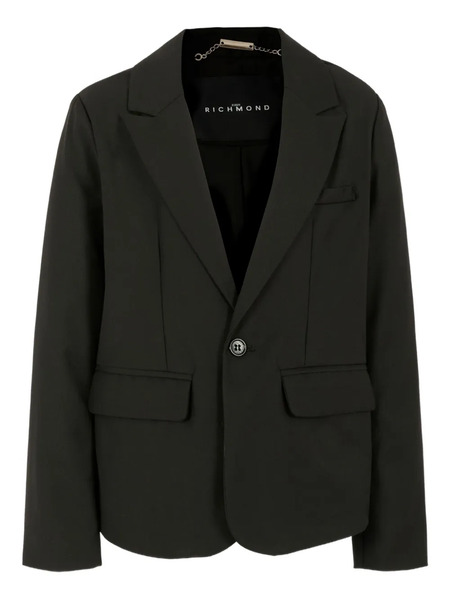  John Richmond Junior Button Jacket - Black 