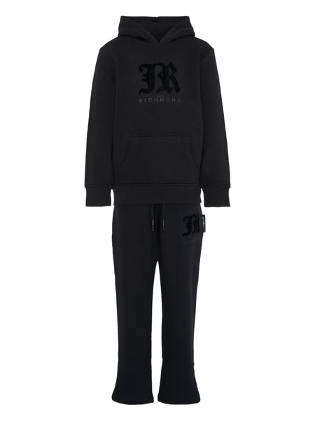  John Richmond Junior Hooded Tracksuit - Black 
