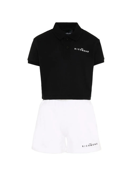  John Richmond Junior Logo-detail Set - Black 