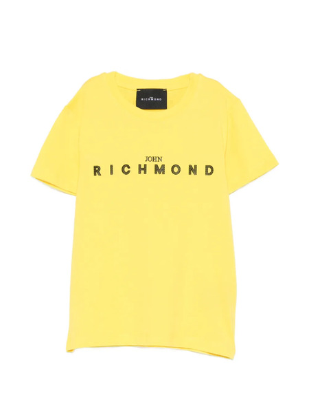  John Richmond Junior Logo-detail T-shirt - Yellow 