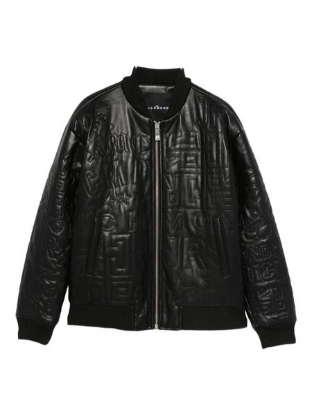  John Richmond Junior Logo-embossed Jacket - Black 