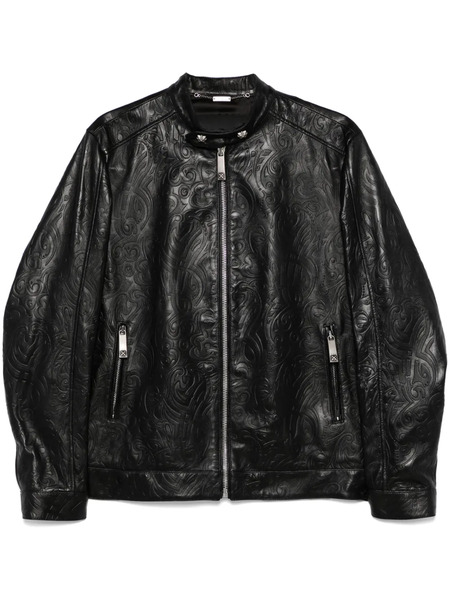  John Richmond Leather Jacket - Black 