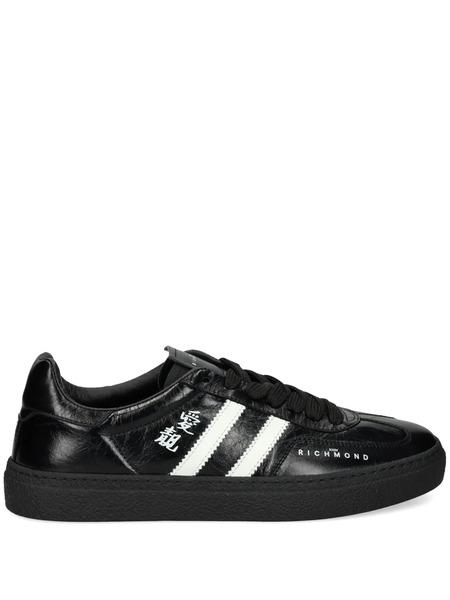  John Richmond Logo-stamp Low-top Sneakers - Black 