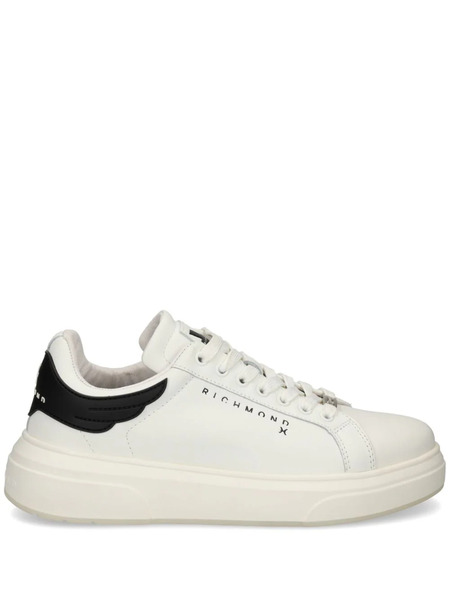  John Richmond Logo-stamp Sneakers - White 