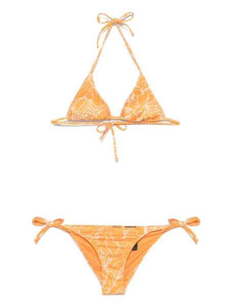  John Richmond Printed Bikini - Orange 