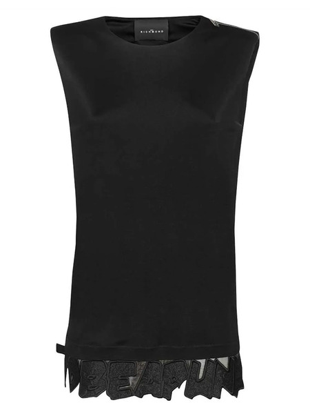  John Richmond Sleeveless Top - Black 