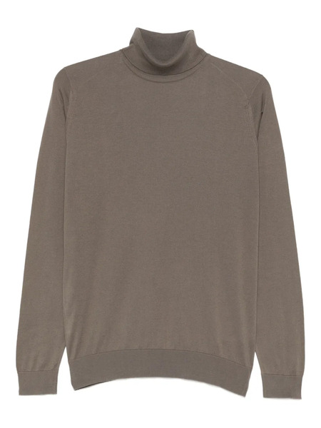  John Smedley Hawley Roll-neck Top - Neutrals 