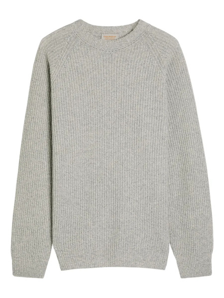  John Smedley Oxnarda Ribbed Sweater - Grey 