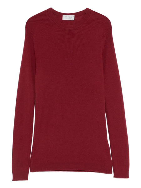  John Smedley Ribbed Sweater - Red 