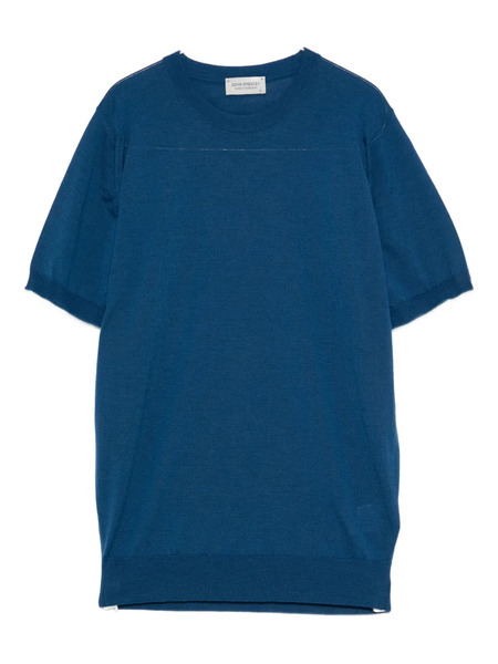  John Smedley Short-sleeved Sweater - Blue 